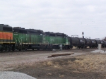 Two Older Rebuilt EMD's Help With a Freight Consist