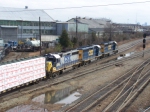 CSX 6249 Reflects in the Mudpuddle