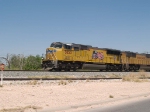 UP 3853 leads a WB doublestack ZMQLA (Mesquite, TX/Los Angeles) at 2:18pm 