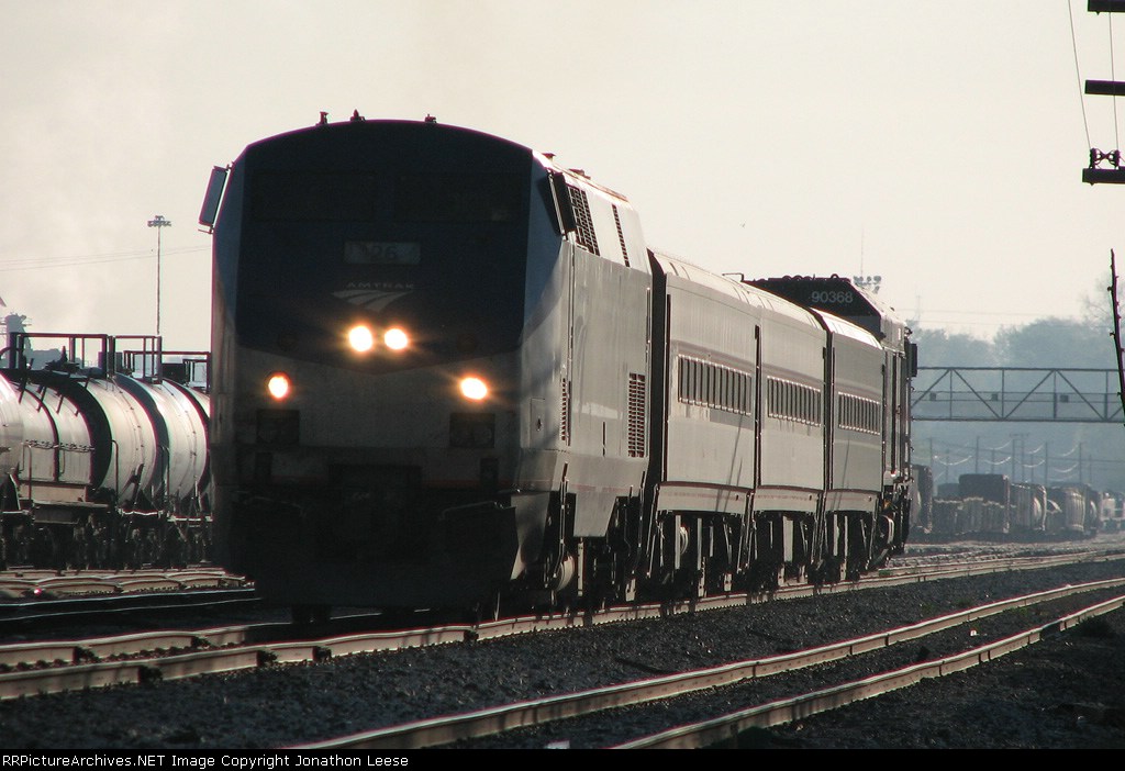 P371 heading through the yard