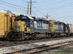 CSX 8153 & 8440 make a nice matched pair of SD40-2's