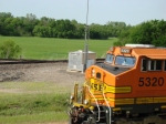 BNSF 5320 westbound comming off the Avard sub at Black Bear