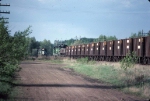 1341-17 BN taconite train action