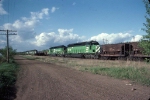 1341-18 BN taconite train action