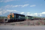 1341-25 BN taconite train action