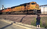 BNSF 9921 & Railfan