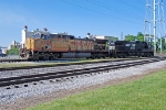 Union Pacific with Norfolk Southern behind