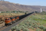 BNSF U-LAURBE0-13T - Loaded Coke train