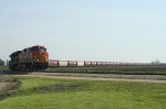 BNSF 5303 Looping the elevator