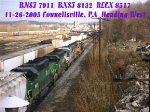 BNSF 7911 SD40-2   BNSF 8132  SD40-2   RLCX 8517  B39-8E   11/26/2005 