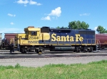 BNSF 2844 Suns in the Yard