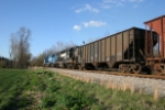 NS 45N leaving Kanuaga on CSX track