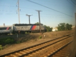 NJT Train 4624 waits at Shore Interlocking