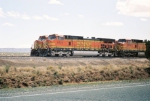 The race is on!!!!  BNSF 4425 holds at Mountainiar as eastbound hotshot with the 4429 leading passes it.