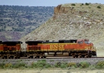 BNSF C44-9W #4611 leads a westbound