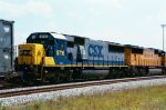 CSX 8716 is the second unit on this SB trash train