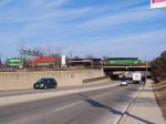 BNSF 8088 crosses Washington Street