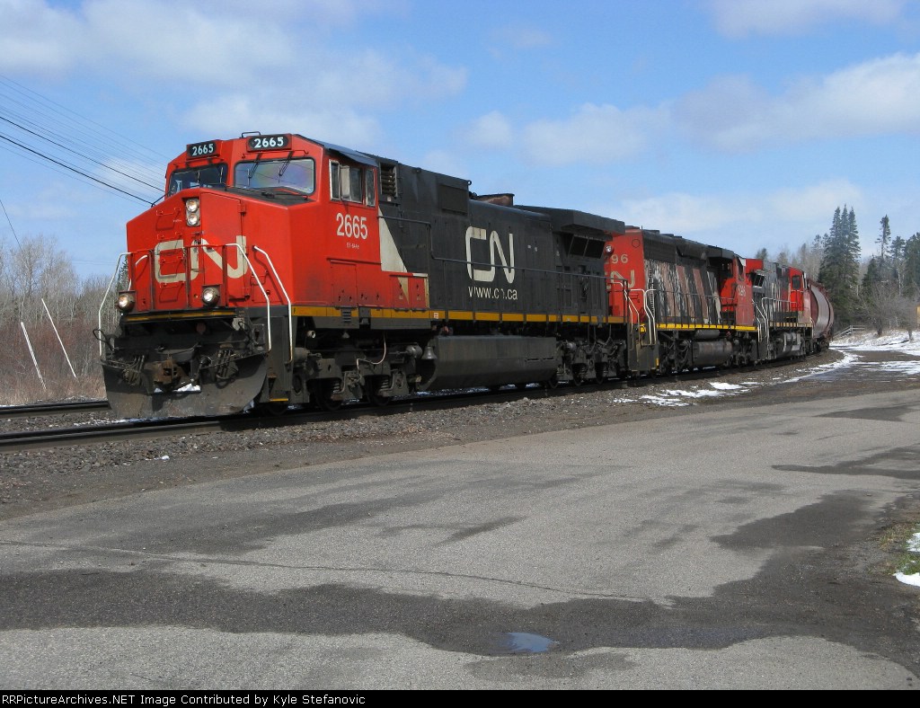 CN south bound core train