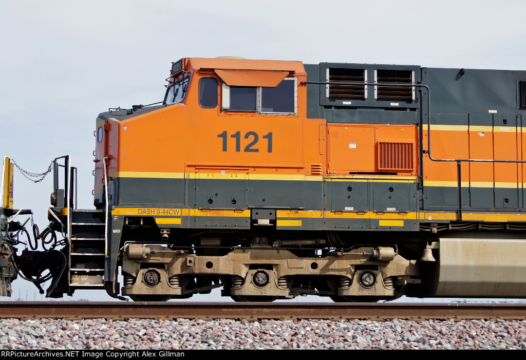 BNSF 1121 Eastbound, Cab-Shot