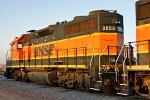 BNSF 2853 West, Rear-Side Shot