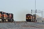 CP 8613 East, BNSF 7662  West