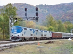 C&O Cantilever's greet the New River Train