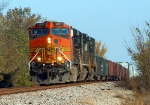 BNSF 5017 headed west 