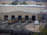 Five Different EMD Models Are Among the Power in this Shot of the Diesel Shops