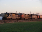 Northbound grain train