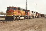 Westbound coal empties