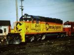 Newly repainted B&O SD40 #7609 @ Miami St yd