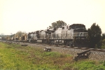 Southbound manifest waits in siding