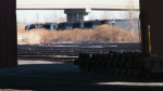 NS 6768 leads NS mixed freight train