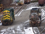 Reading and Northern 3053 and Canadian Pacific 4650