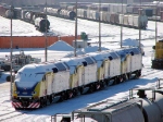 090105002 Northstar MNRX 505-503-504-502 coupled together at BNSF Northtown Yard's caboose track