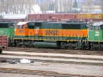 090401009 BNSF 8177 stored in deadline at Northtown "T" Yard