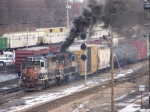 Canadian Pacific 4653 smoking