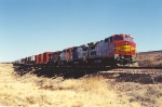 Westbound stack train