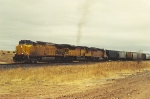 Westbound grain train