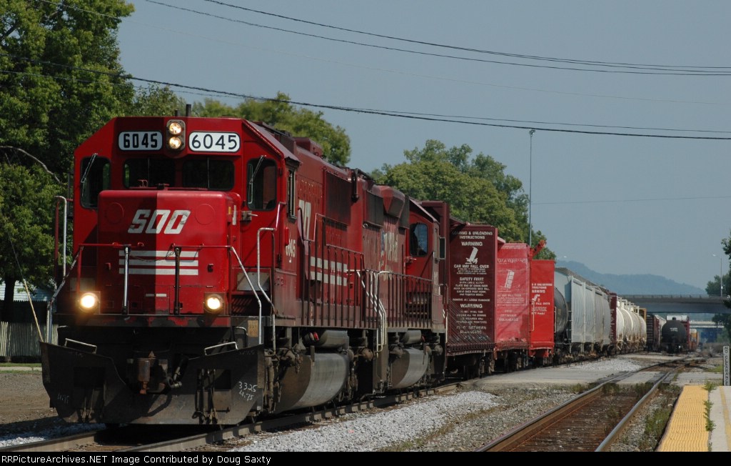 Departing CP Yard