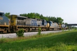 CSX 335/7543/31 are the front 3 on Q574-17 6/20/09 8:19am