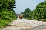 CSX Q574-20 passes MP 105 at Gossom 10:57pm 6/20/09