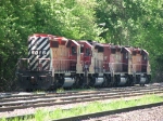 CP 6016, 5936, 5958 & 5951 sit near the east end of the yard