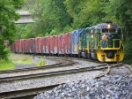 Reading and Northern entering the North end of the CP Yard