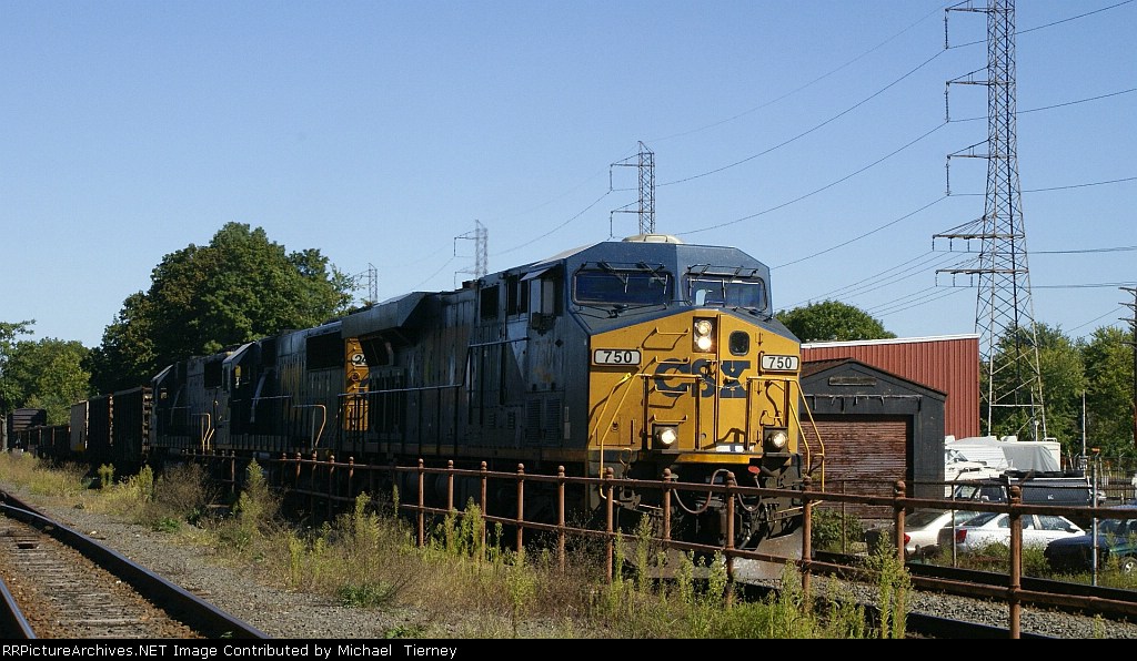 CSX Q439 after a False reading from a defect detecter that read the last axel on the last car was defected.