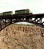 Crossing the Crooked River Canyon