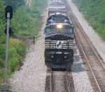 Northbound NS freight