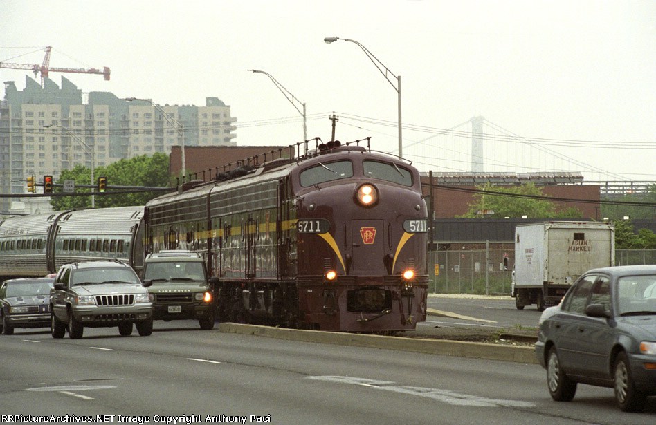 Heading down Columbus Blvd