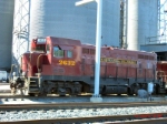 MDDE CF7 #2632 sitting at Mountaire Farms silos.