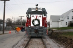 INRD 2543 CF7 leads the Santa Train.